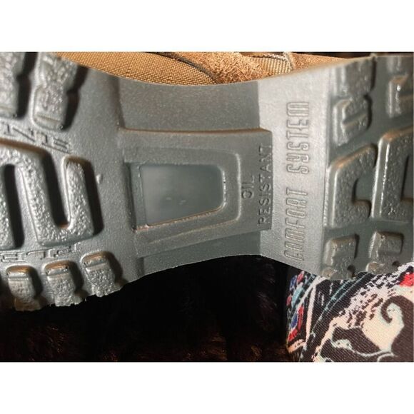 Corcocan Mens Brown Suede Leather Full Force Footwear Combat Boots Size 7.5 - Picture 10 of 16